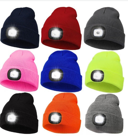 LED Insulated Lighting Knitted Hat