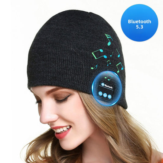 Bluetooth Music Knitted Cap with Stereo Sound