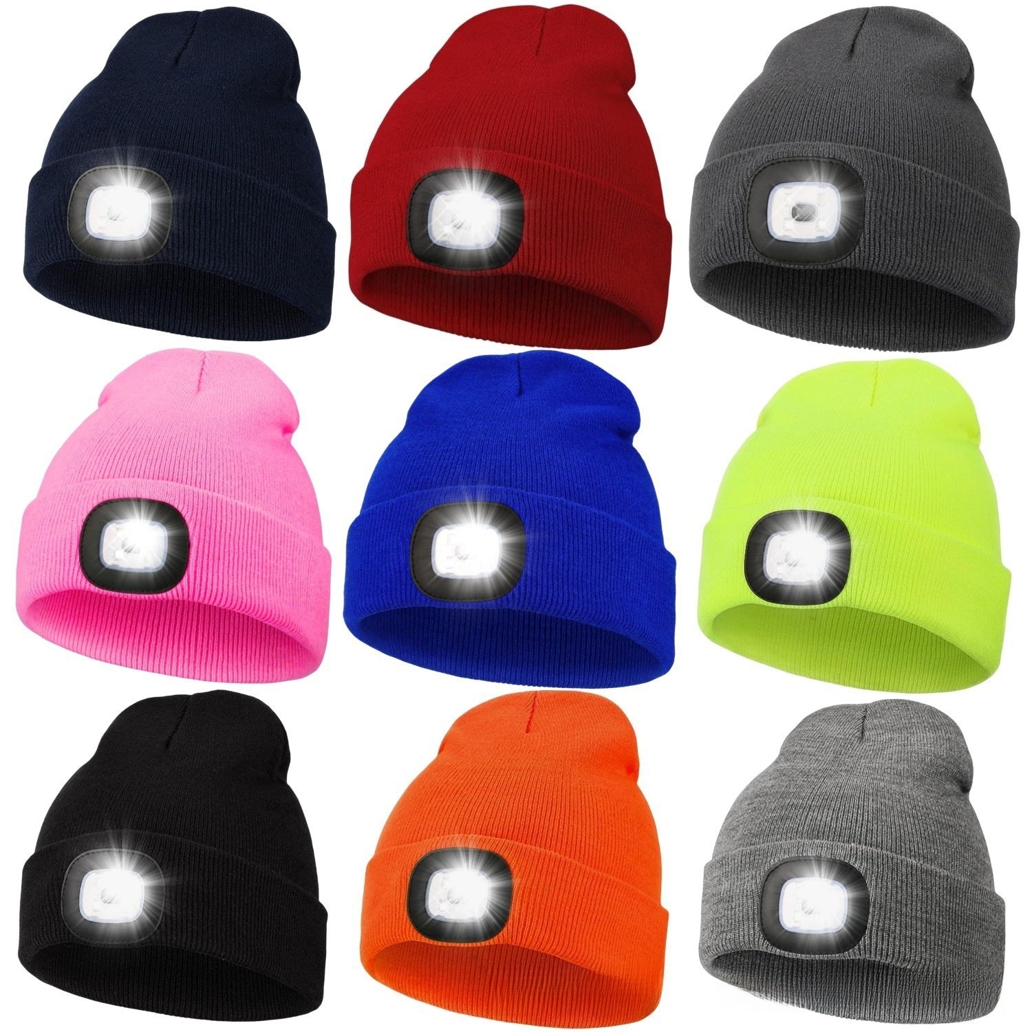 LED Insulated Lighting Knitted Hat
